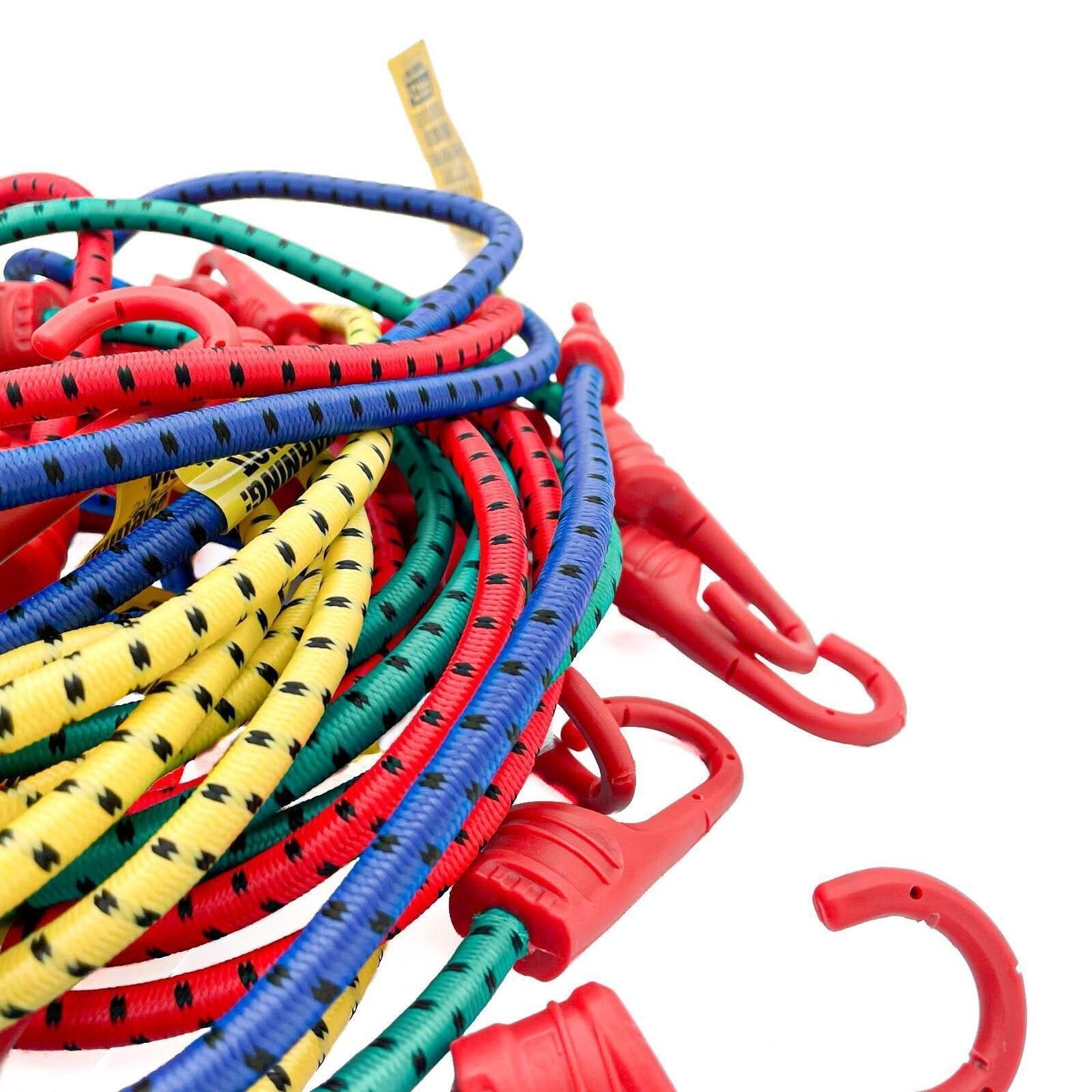 Grunt Elastic Tie Down Straps Octopus for Car Bikes Steel Hooks Bulk 20 Pk 75cm