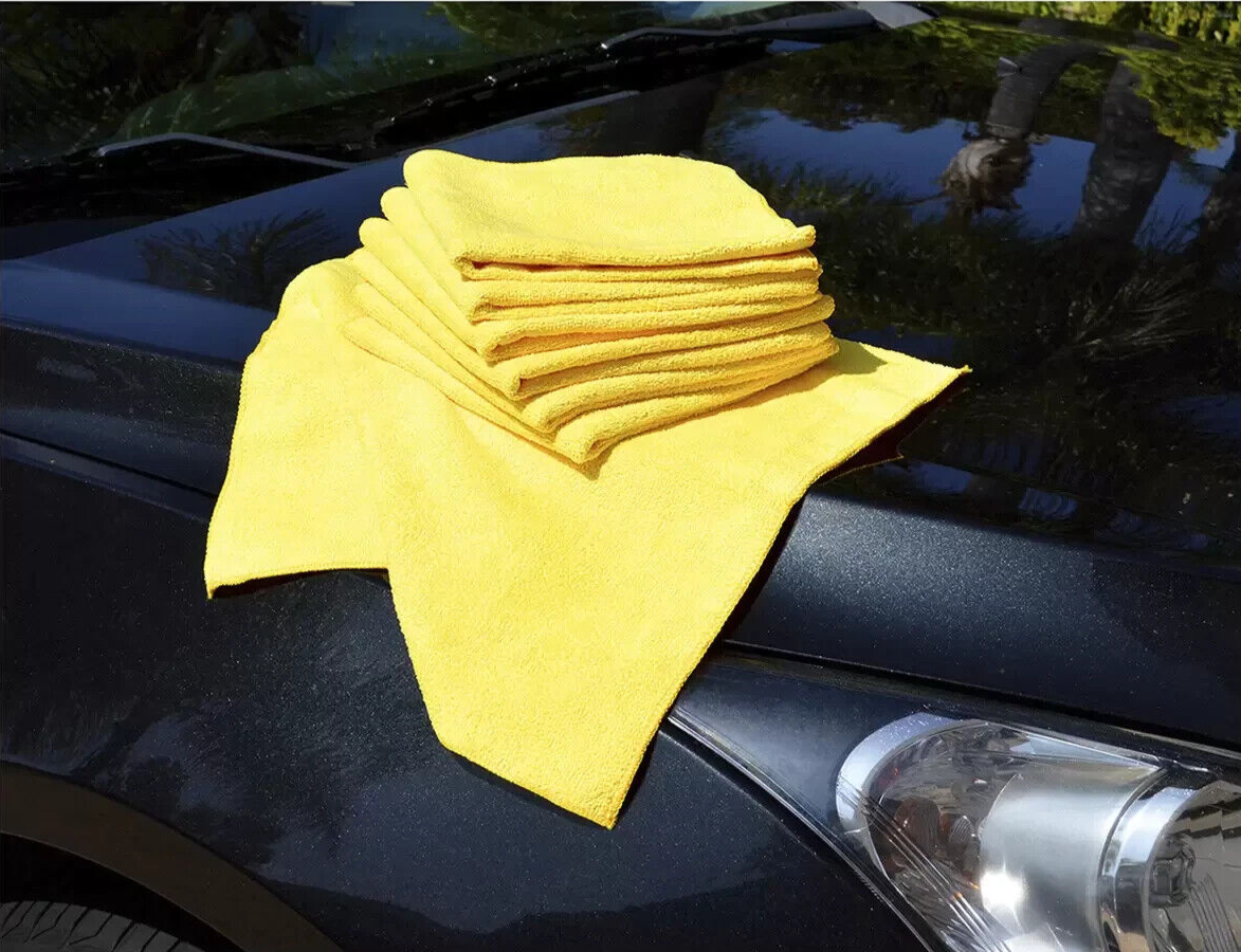 36pcs Kirkland Ultra Soft Plush Microfiber Car Drying Towels Cleaning Cloth Glas