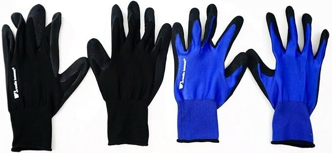 Wells Lamont Work Safety Gloves Antimicrobial Mechanic Garden Latex 10 Pair L