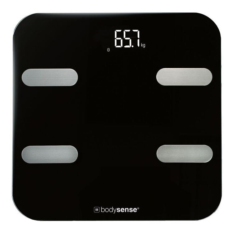 Bodysense Digital Bathroom Scale 180kg Body Fat Weighing Analysis Wireless App
