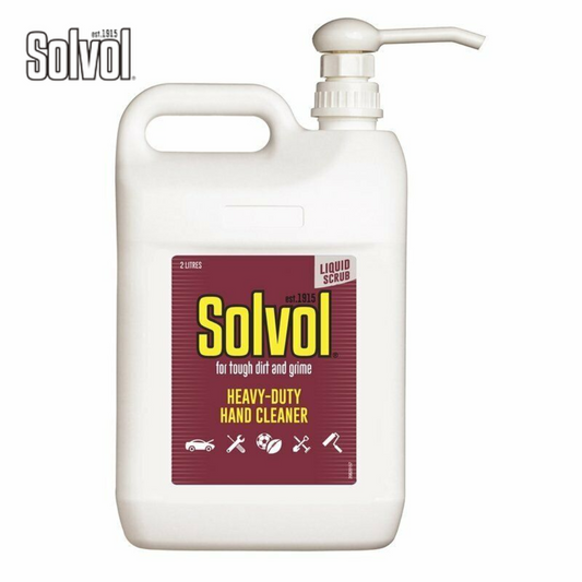 Solvol 2L Liquid Soap Hand Cleaner Heavy Duty Dirt Grease Oil Paint Remover