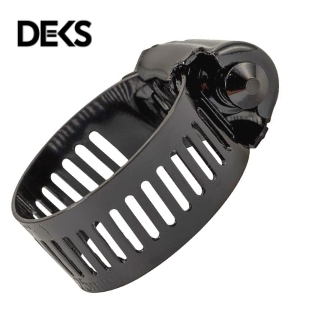 Deks 11-25mm Black Marine Grade 316 Stainless Steel Expandable Hose Clamp