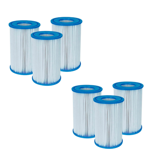 6 x Genuine Intex Type A Pool Filter Pump Water Cleaner Cartridge Replacement
