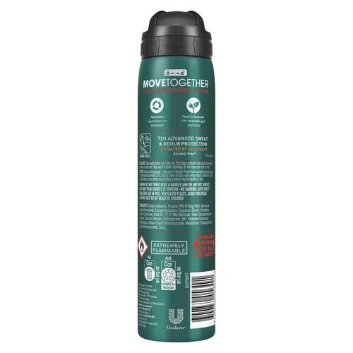 6X Rexona Deodorant Spray Men 72H Advanced Protection Sport Antiperspirant 220ml