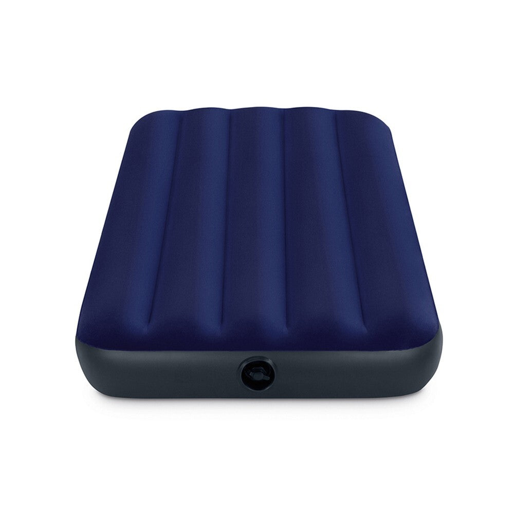 Intex Single Classic Downy Airbed Inflatable Mattress Travel Camping 76cm