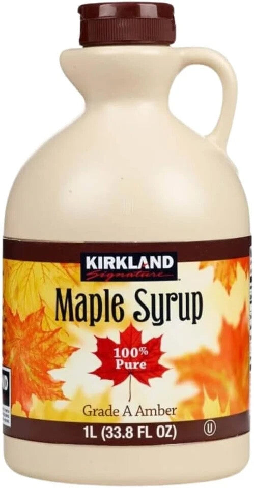 Kirkland Signature Maple Syrup 1L 100% Pure Grade A Amber Color Rich Taste