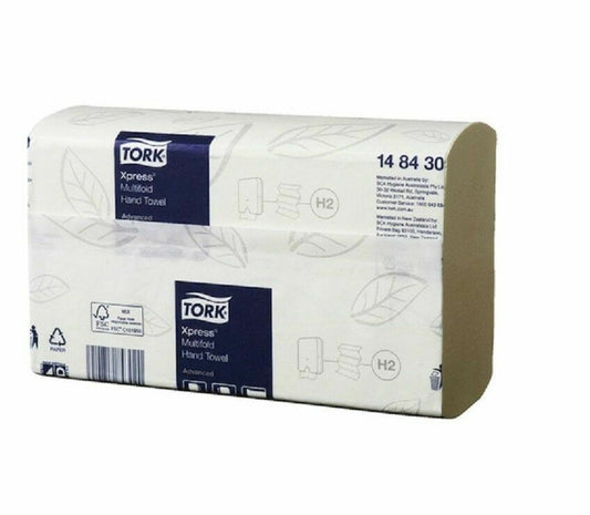 Tork Xpress Advance H2 Multifold Hand Paper Towel Bulk 185 Sheets Wholesale