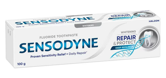 Sensodyne Repair And Protect Whitening Sensitive Teeth Pain Deep 4 x 100g