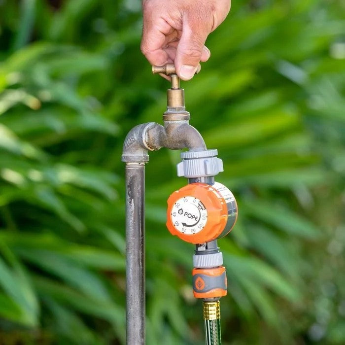 Pope 2 Hour Tap Timer Water Sprinkler Filler Standard Hose Lawn Garden