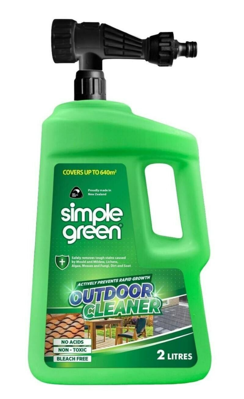 Simple Green Outdoor Cleaner Mould Dirt Stain Remover All Purpose 2 Litre