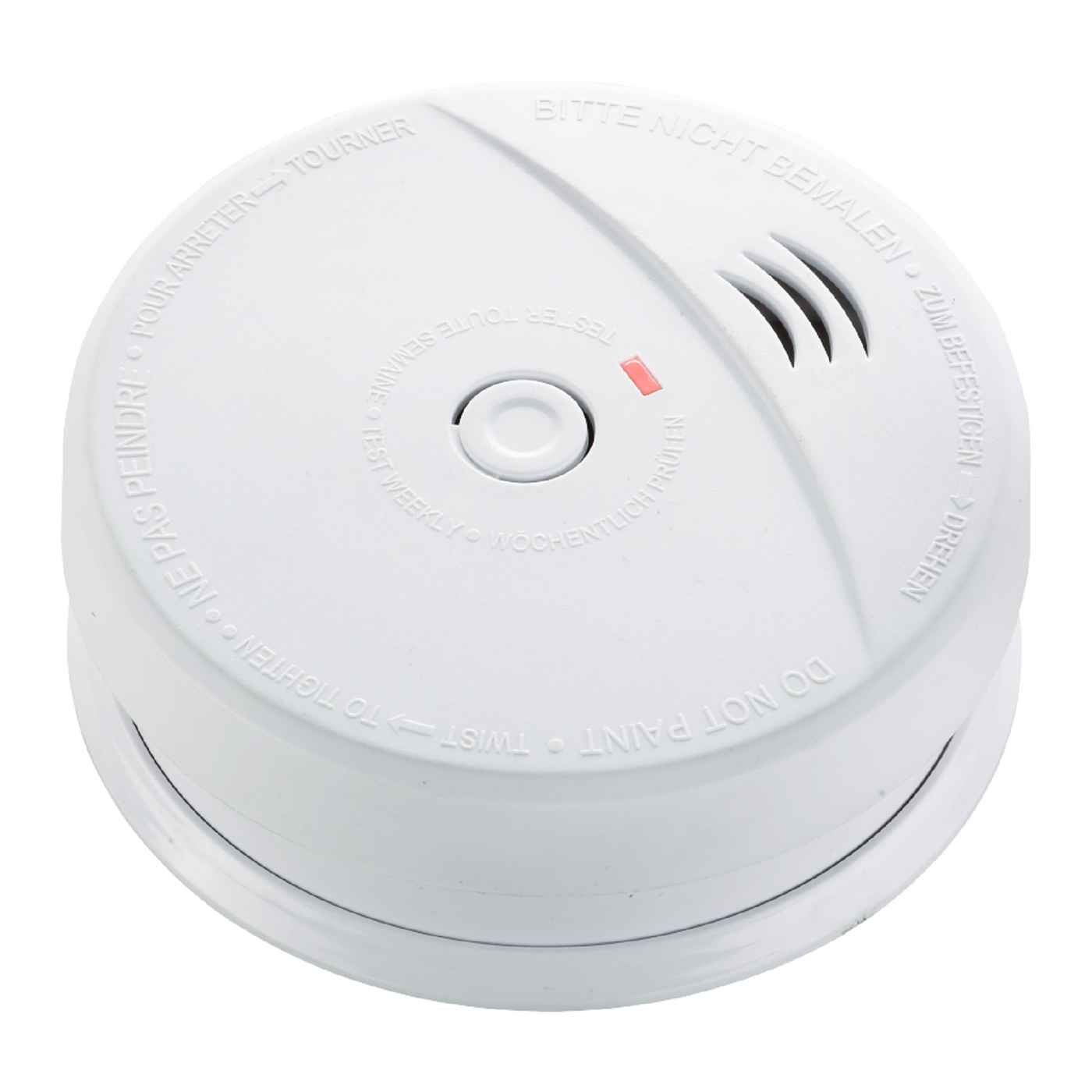 FirePro 9v Photoelectric Emergency Fire Detector Smoke Safety Alarm White