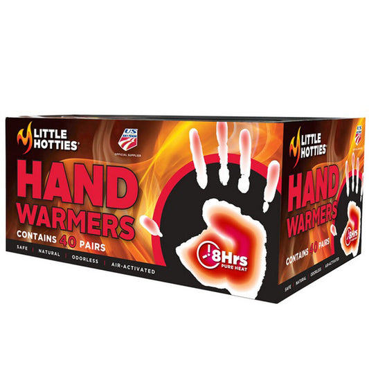 Little Hotties 80 Hand Warmers 40 Pairs Snow Ski Glove Warmer Heater Outdoor