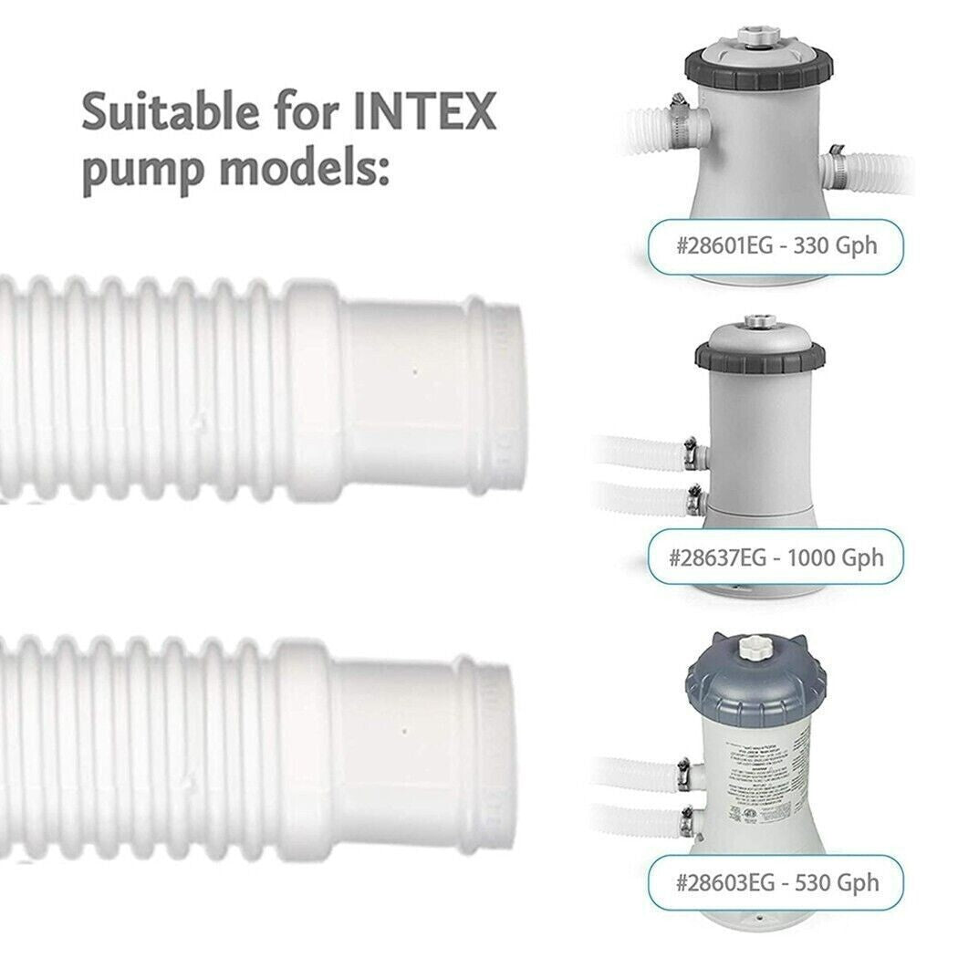 Genuine Intex Hose 32MM Pipe for Above Ground Swimming Pool Pump 4 Pack