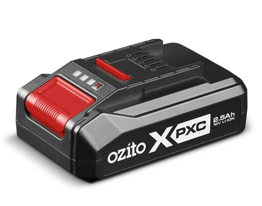 Ozito 2.5Ah Li-Ion Battery & Fast Charger Pack PXBC-25B Range Garden Tools 18V