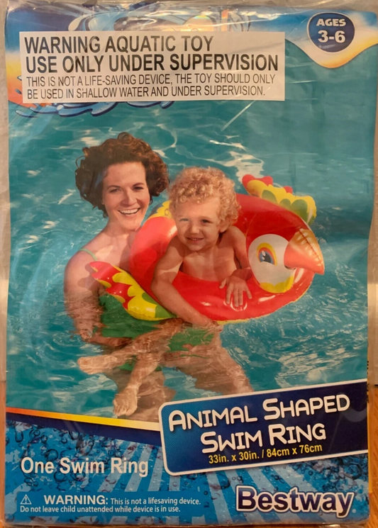 Bestway Animal Shape Swim Ring Inflatable Beach Lounge Pool Float Toy for kids