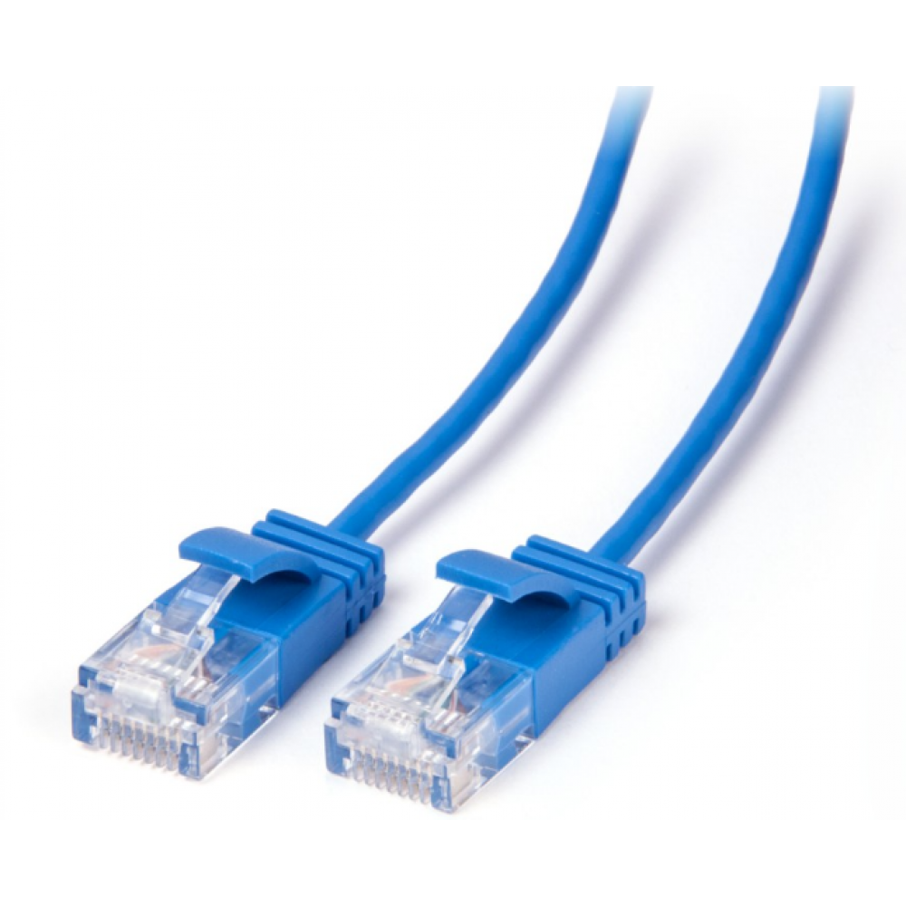 Laser Network LAN Cable Ultra Slim Cat6 Ethernet NBN Modem Router Connector .50M