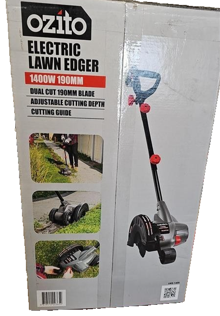 Ozito Grass Trimmer Tool 1400W 190mm Corded Lawn Edger Garden Yard Edging