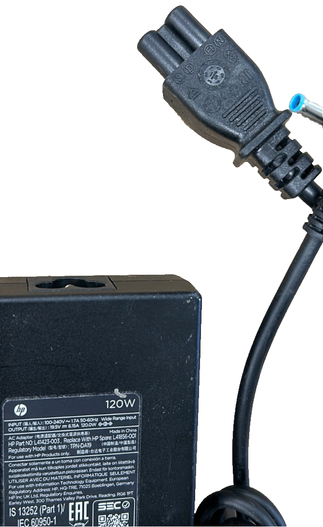 Genuine HP TPC-DA19 Laptop Charger Power 120W AC Adapter Compatible 19.5V