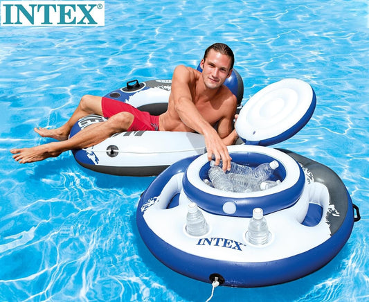 Intex Inflatable Floating Cooler Mega Chill Pool Drink Holder Beer Esky Float