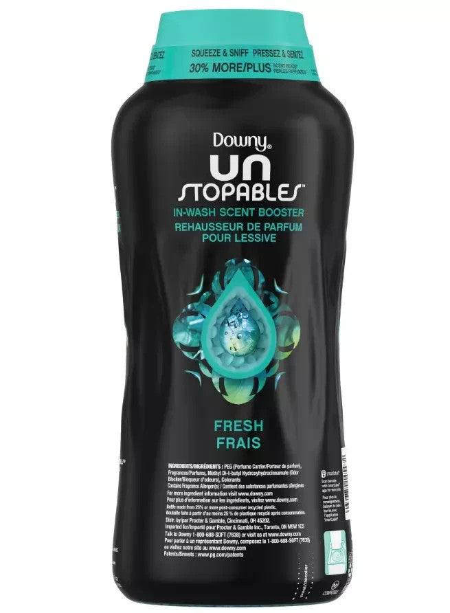 2x Downy Unstopables In-Wash Fresh Scent Booster Laundry Beads 2x1.13kg new
