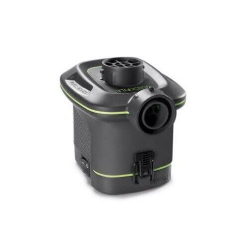 Intex Quickfill Battery Air Pump w/ Nozzles for Inflatable Swimming Pool Bed Toy