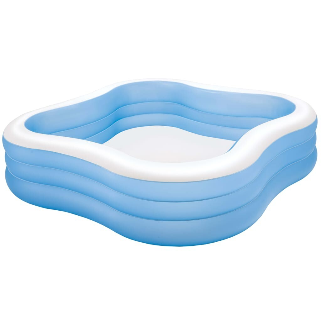 Intex Inflatable Swimming Pool Beach Wave Swim Center Above Ground Kids Lounge