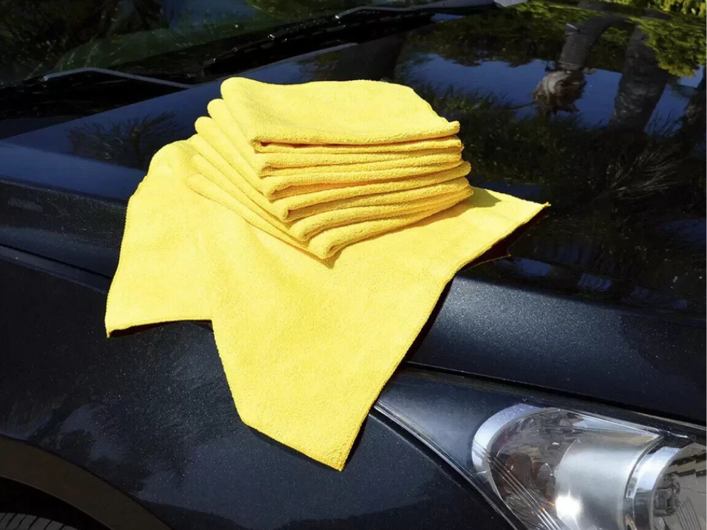 36 Kirkland Microfiber Towels – Plush Car & Glass Cleaning Cloths 40x40 cm