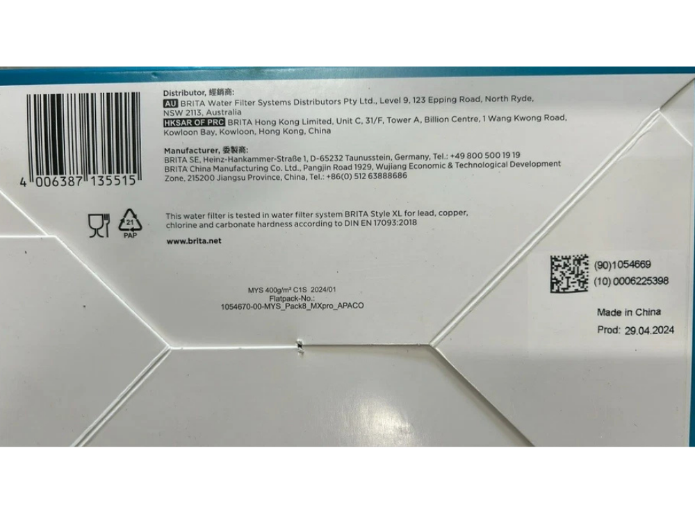 8 x Brita Maxtra Pro Replacement Water Filters