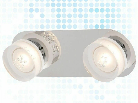 Verve Design Willow LED Bathroom Wall Light 2x Chrome 5.5W IP44