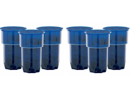 6-Pack Heller Water Filter Cartridges – Benchtop Use