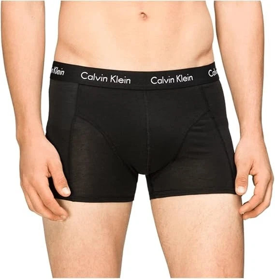 3x Calvin Klein Mens Trunks Underwear Cotton Stretch Fabric Boxer Brief LARGE