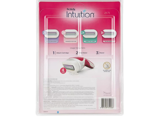Schick Intuition Razor Blade Refills – 9-Pack for Body, Hair & Legs