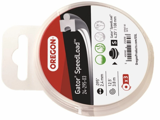 Oregon Gator SpeedLoad Trimmer Line Discs – 3 Pack Replacement