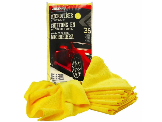 Kirkland Plush Microfiber Car Towels 72-Pack – 40x40cm