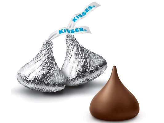 2x Hershey’s Kisses Milk Chocolate – Bulk Wrapped Sweets, 660 Pieces