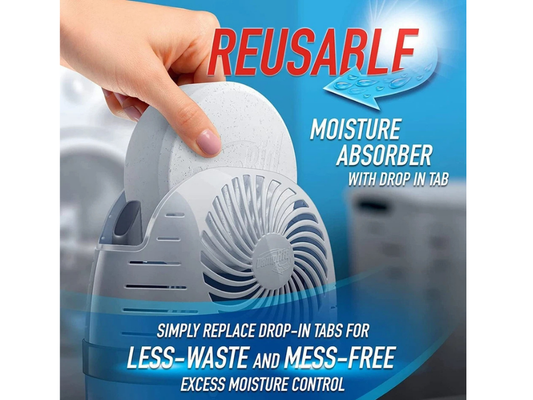 DampRid Drop-In Tabs – Moisture & Odour Control, Reusable