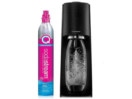 SodaStream Terra Megapack – Soda Maker + 2 x 1L Bottles
