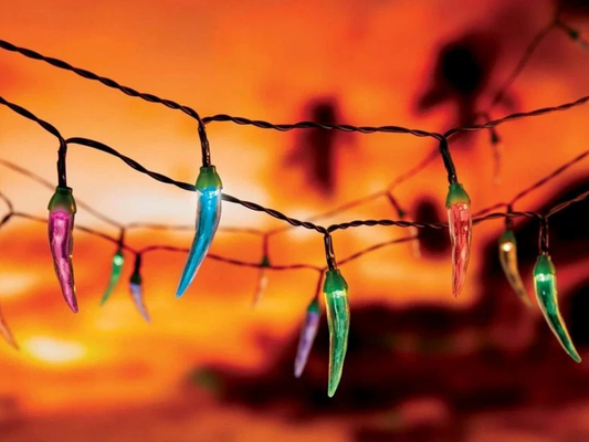 Lytworx 40-LED Colour-Changing Chilli Lights – Solar/USB