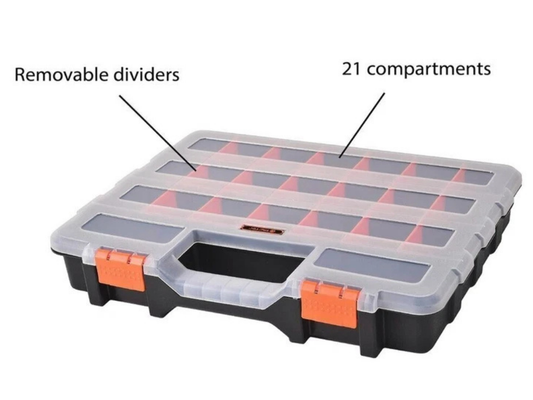 Tactix Tool Organiser Box 380mm – 22 Compartments