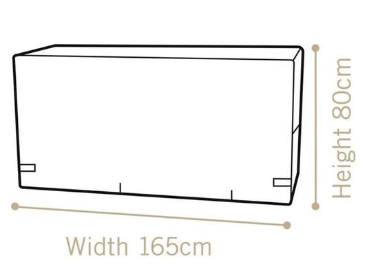 Waterproof 4 Burner BBQ Cover – UV Resistant, Heavy Duty Fit