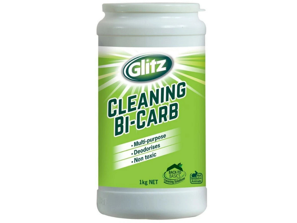 Glitz 1kg Green Bi-Carb Cleaner – Multi-Purpose Deodoriser & Stain Remover