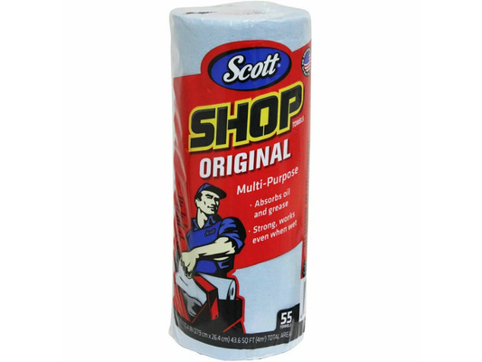 10 Rolls Scott Shop Towels – Auto, Kitchen, Garage Use