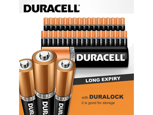 Duracell 20-Pack AA Coppertop Alkaline Batteries Genuine Long Lasting