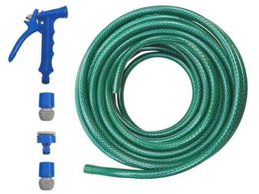 Aqua Systems 12mm x 15m Garden Hose with Spray Nozzle – Yard & Garden Watering