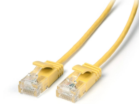 Laser Ultra Slim Cat6 Network Cable 2M – Yellow