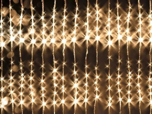 Lytworx 720 LED Blue Icicle Lights – Low Voltage Christmas String Decoration