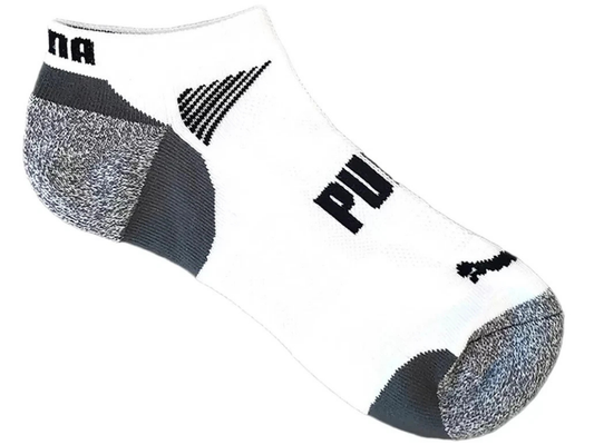 Puma Men’s No-Show CoolCell Socks – Casual & Sport, Size 6-12, White, 8-Pack
