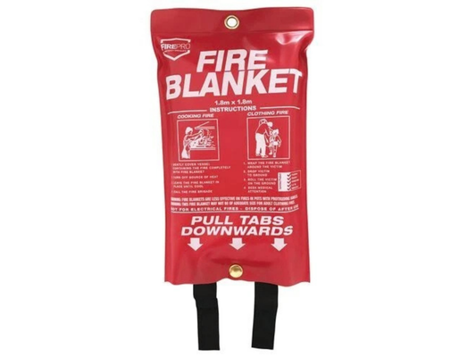 FirePro Emergency Fire Blanket – 1.8m Flame Extinguisher for Safety