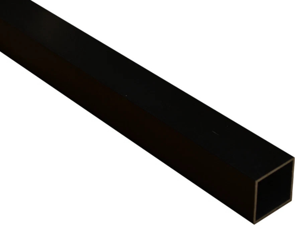 Metal Mate Connect-It Aluminium Tube – 25.4mm Black 0.6m