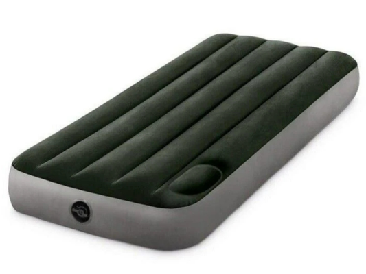 Intex JR Single Airbed Dura-Beam Downy – 76cm Inflatable Mattress for Travel & Camping
